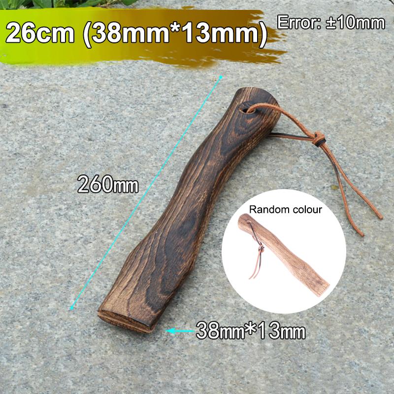Handgefertigter Axtstiel 35cm Massivholz Stabiles Teil für Gartengeräte Kurzes Design Ideal für Holzbearbeitungsprojekte 26cm white