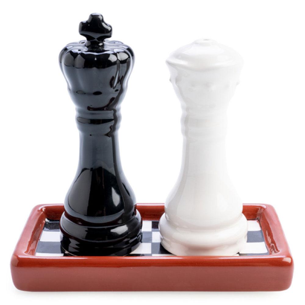 Flavour Mates Salz- und Pfefferset (Schach)