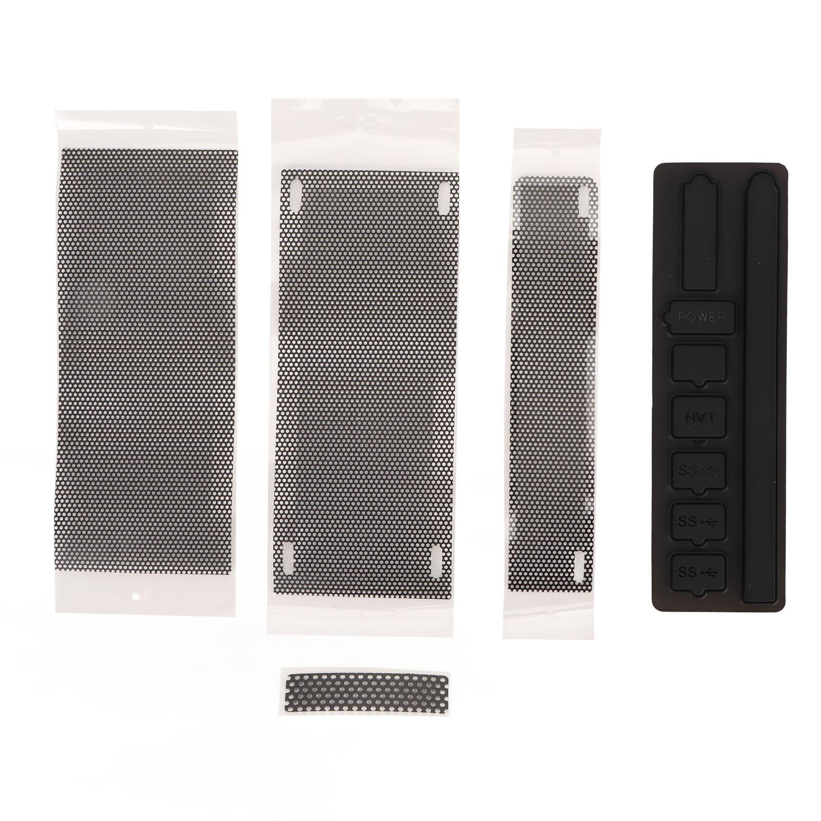 Staubfilter-Set für Xbox Series S, 8 Silikon-Staubstöpsel, 4 PVC-Staubfilter für Xbox Series S