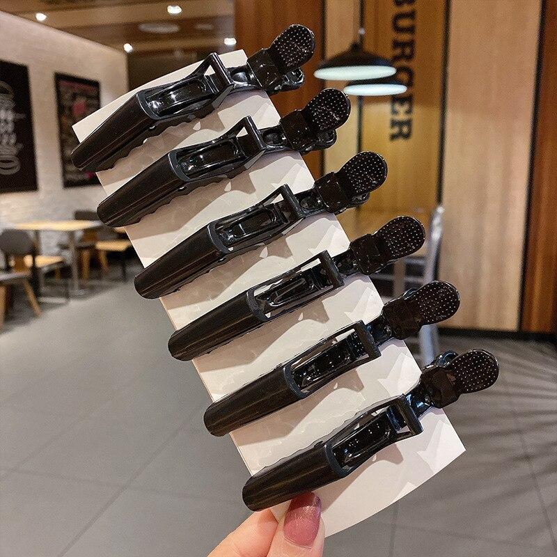 6Pcs Bunte Alligator Haar Clips Klemmen Friseur Professionelle Salon Haar Grip Krokodil Haarnadeln Haar Friseur Zubehör