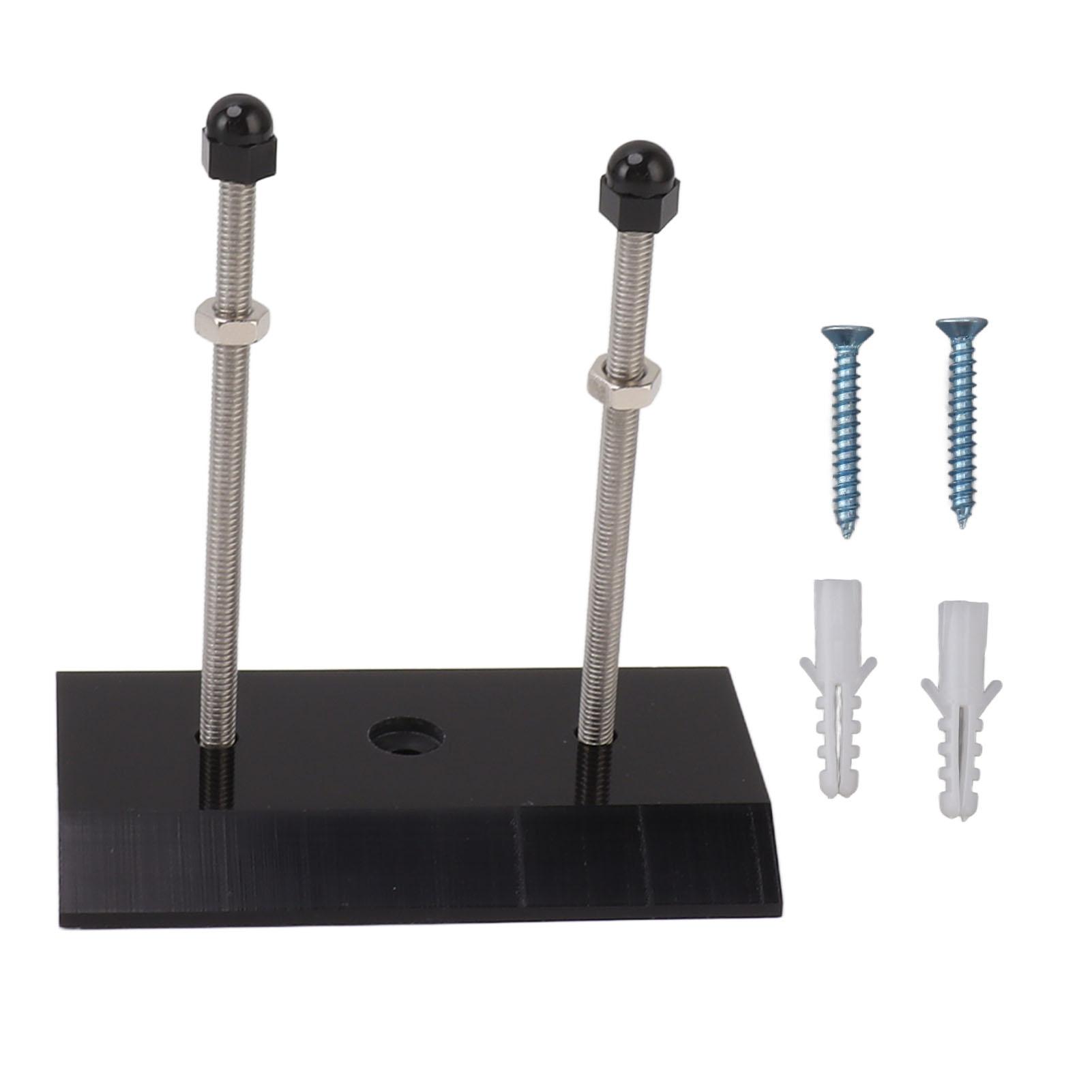 Skateboard-Aufhänger Langlebiges Acryl Vertikaler Schwebeeffekt Hohe Stabilität Skateboard-Wandhalterung für schwarz