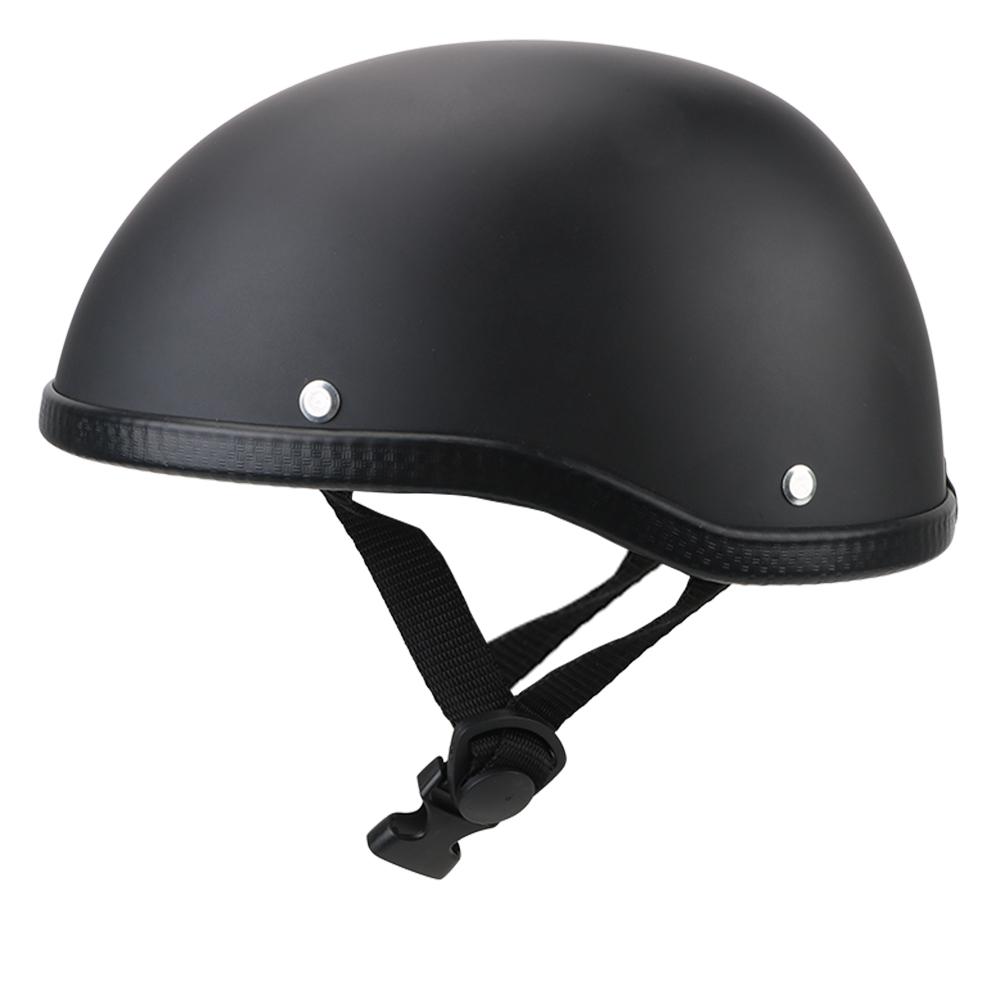 Fahrradhelm, Schutzhelm, Motorradhelm, MTB-Fahrradhelm, ultraleicht, Retro, Vintage, Unisex matte schwarze