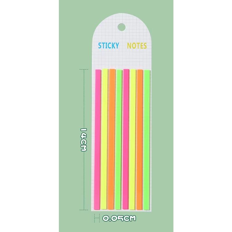 160 Stück transparentes Textmarkerband, entfernbare Klebestreifen, Morandi Neon, klare Haftnotizen, ästhetisches Büro- und Schulmaterial