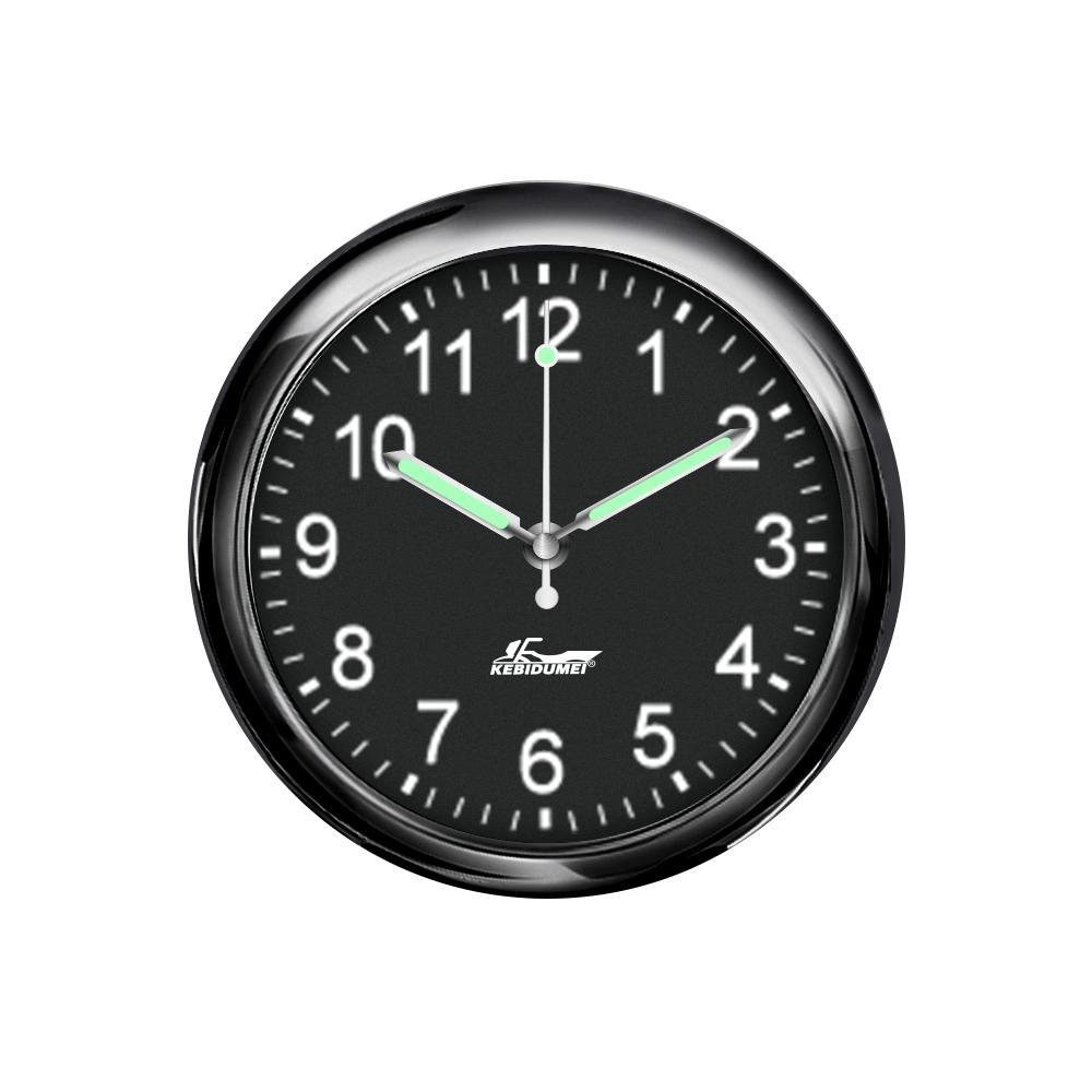 Premium leuchtende 40 mm Autouhr, Armaturenbrett-Belüftungsöffnung, Zeituhr, Quarz-Analoguhr, verpackt, Auto-Ornament, Autozubehör
