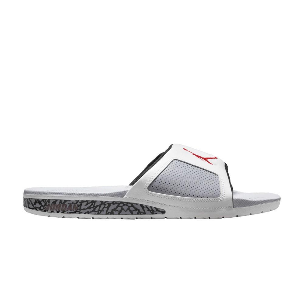 Air Jordan Jordan Hydro 3 Retro Slide 'White Cement' 854556-101 42.5 gray