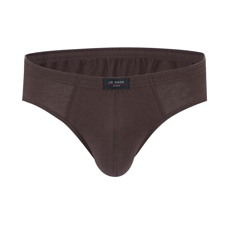 Herren-Slips aus 100 % Baumwolle, Übergröße, Herren-Unterwäsche, atmungsaktive Herren-Slips 5XL kaffeebraun