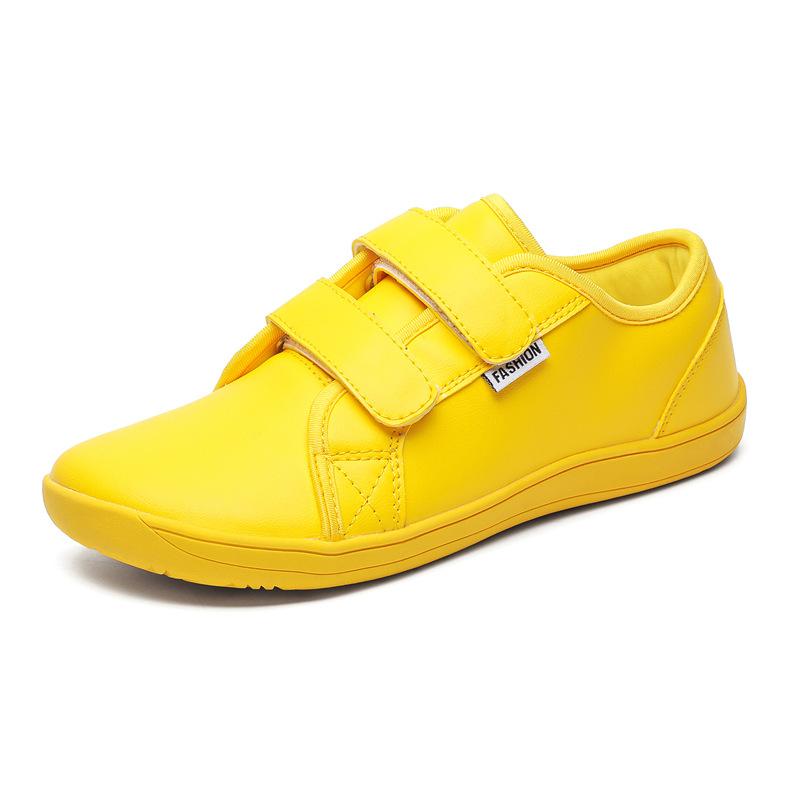 Herrenmode Weitzehen-Barfußschuhe Leichtgewichtige Weichsohlen-Low-Top-Outdoor-Sportarten Bequeme Modetrend-Freizeit-Sneaker 2025 43 gelb