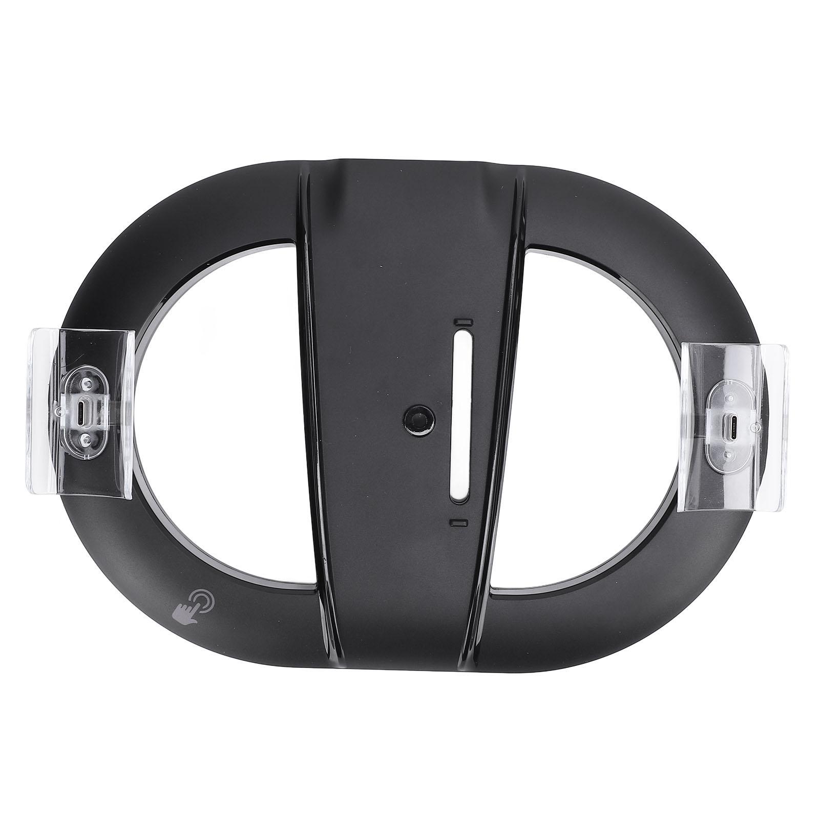 Station für Slim Konsole Disc und Digital RGB Beleuchtung Spielkonsole Vertikaler Ständer mit Spiel schwarz