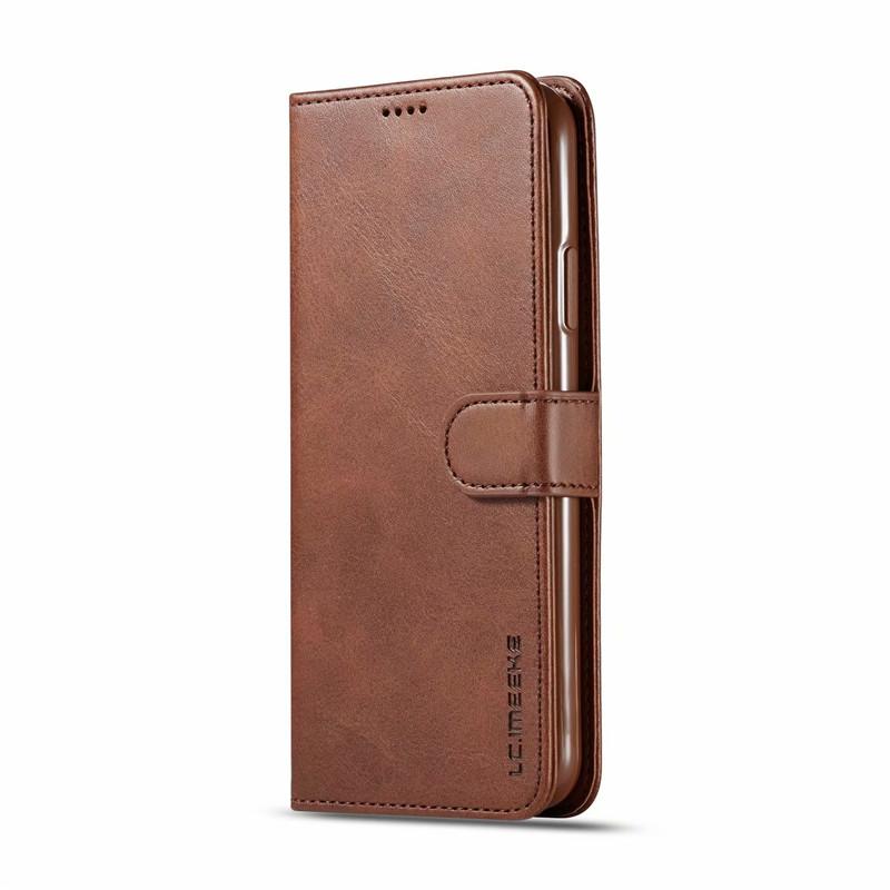 Für iPhone SE 2020 Fall Flip Magnetische Telefon Fällen Auf iPhone SE 2 Fall Leder Vintage Brieftasche Abdeckung Für i Telefon SE 2020 Fall 5 5s iPhone 5(5S)(SE) dunkelbraune