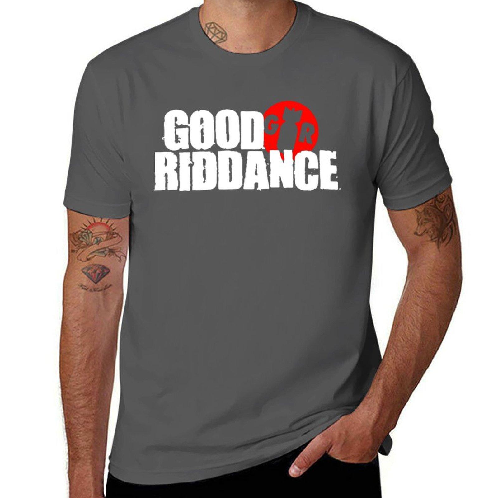 „Good Riddance“-T-Shirt, personalisiertes Luxus-T-Shirt, lustiges T-Shirt, Herrenhemden in Übergrößen, Grafik-T-Shirt 4XL