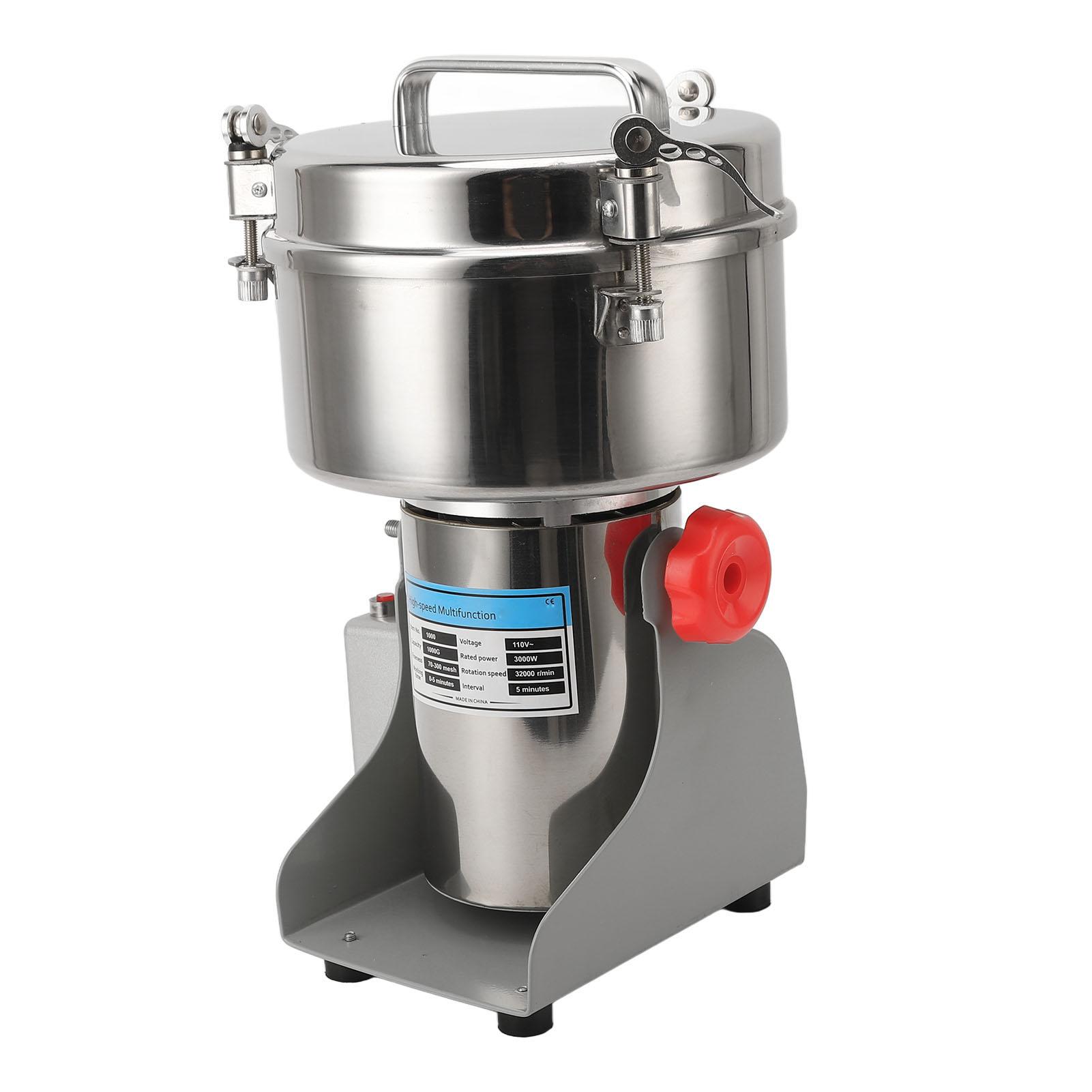1000g Elektrische Schleifmaschine High Speed Swing Kommerzielle Getreidemühle Grinder für Gewürze Kaffee