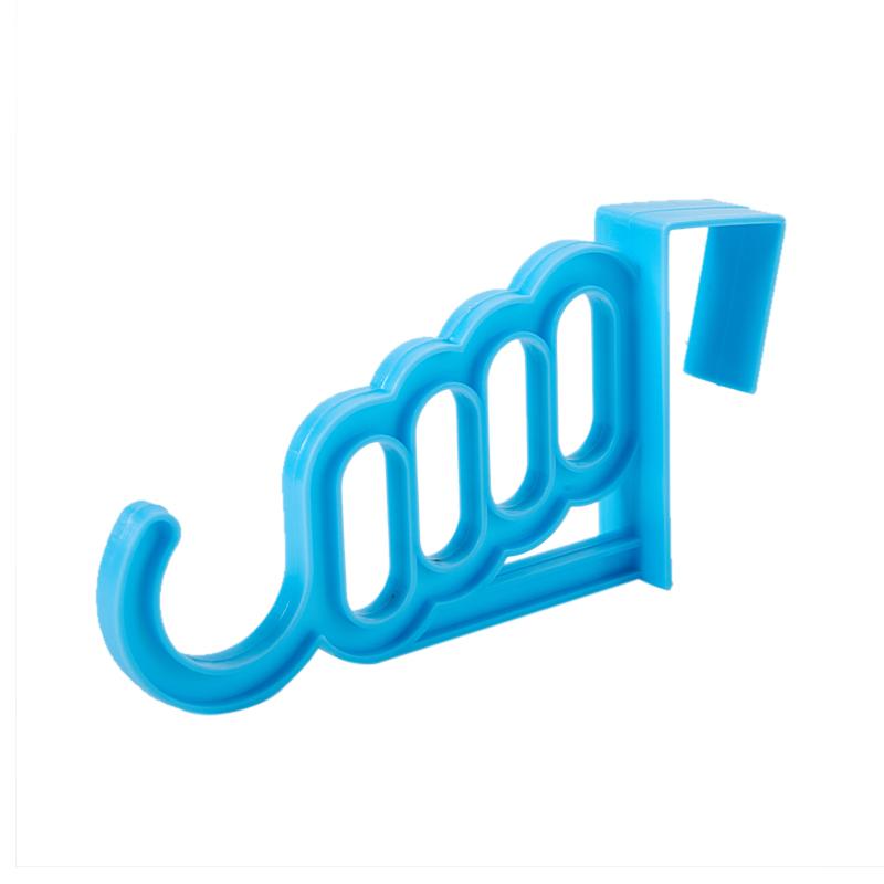 Multifunktions-Wohnaccessoires, faltbarer Kleiderbügel, Wäscheständer, Organizer blau