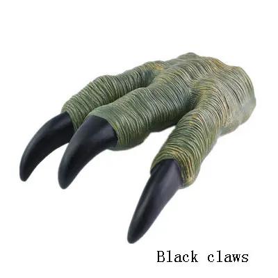 Weiche Vinyl-Gummi-Tierkopf-Handpuppen-Figuren Spielzeug Handschuhe Modell Geschenk Dinosaurier-Handpuppen-Spielzeug Für Halloween Spielzeug