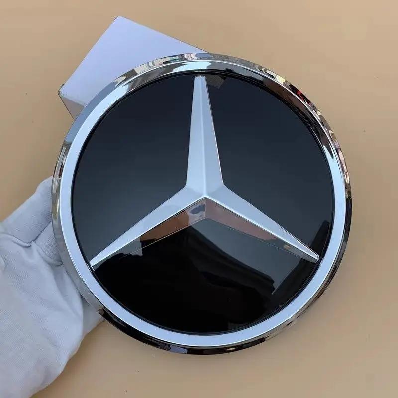Autoaufkleber Benz 2026 Neu Für Benz Kühlergrill-Emblem Flacher Spiegel Frontemblem Für Mercedes-Benz ML-Klasse ML W166 2012-2015 GL X166 201 ML W166 2012-2015