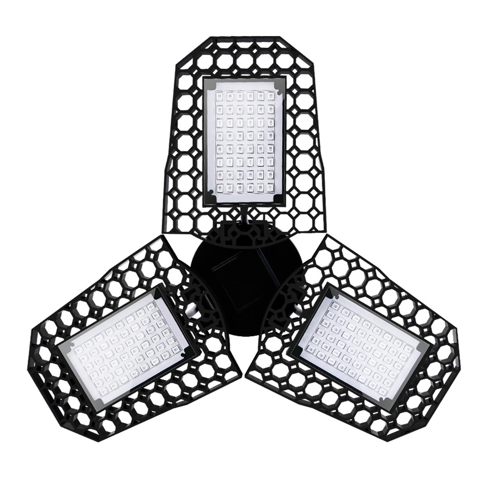 LED Pflanzenwachstumslicht Faltbares rotes und blaues Spektrum Pflanzenlicht Dreiblatt-Spalier 126 beads