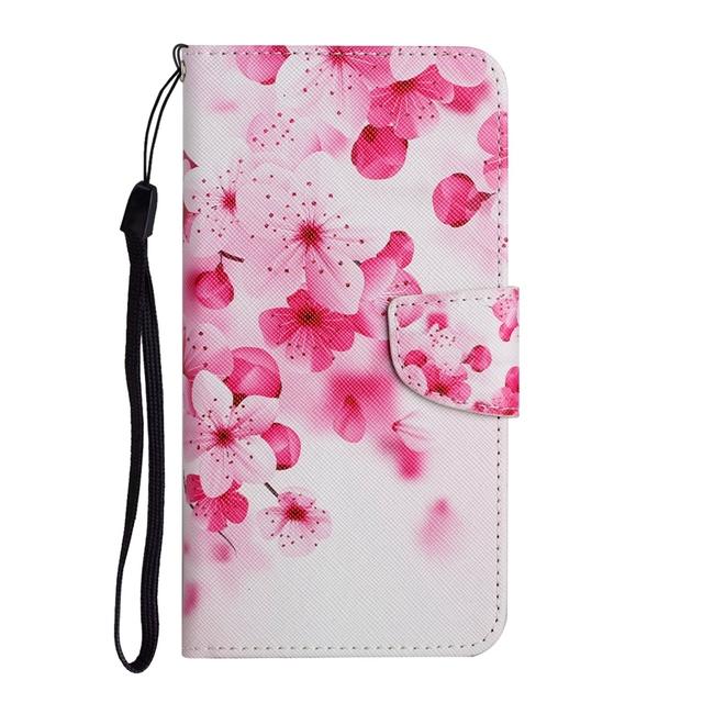 Galaxi S21 S20 Fe Ledertasche für Samsung Galaxy S21 Ultra S20 Fe S10 S8 S9 Plus Hüllen Katze Schmetterling Flip Wallet Cover Damen S21