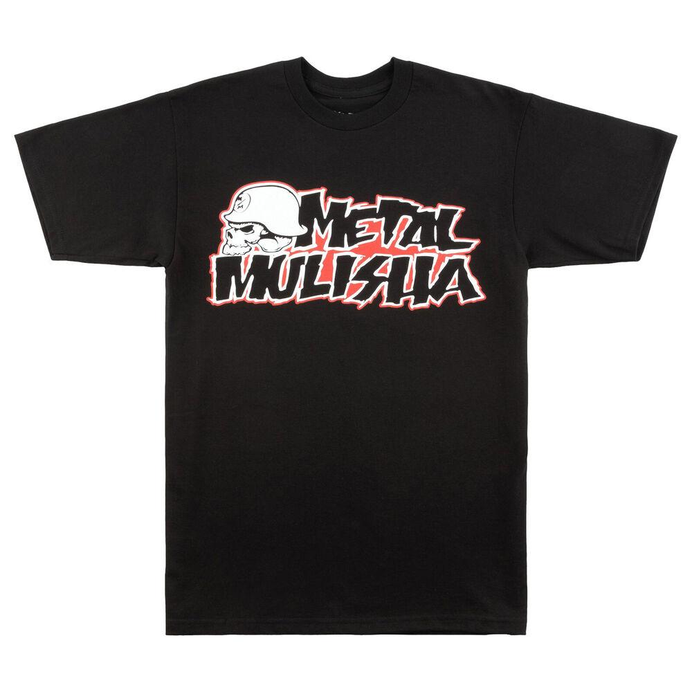 Metal Mulisha Corpo Kurzarm Schwarze Kleidung Bekleidung Totenkopf T Unisex T-Shirt L