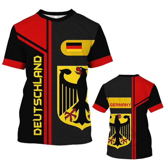 Welt Flagge T Shirt Für Männer 3d Flagge Grafik Gedruckt männer T Shirt Übergroßen Kurzarm Vintage Tops T Shirt mann Kleidung 6XL red
