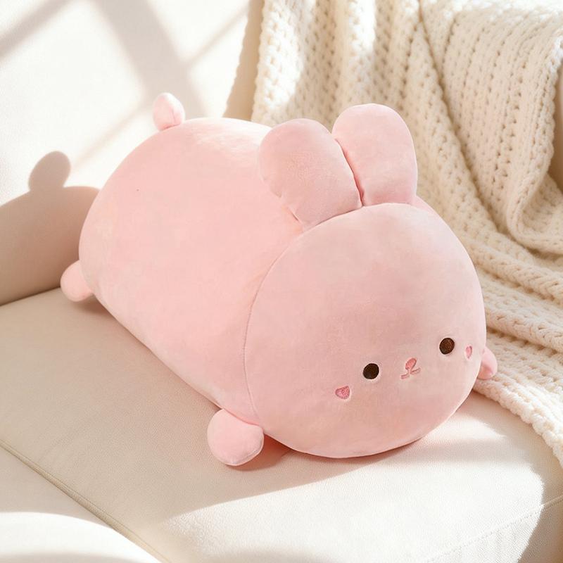 48cm Süßes Dickes Tier Langes Plüschkissen Kawaii Tier Plüschtier Weiche Katze Stofftier Spielzeug Heimdekoration Für Freunde Geschenk 48cm