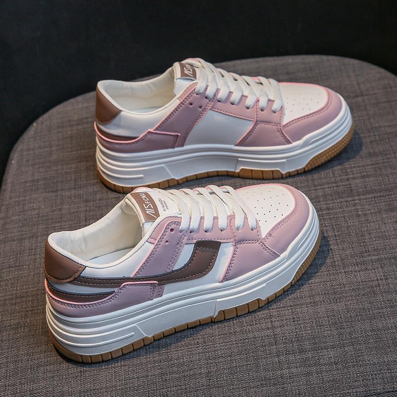 Koreanische Version der kleinen weißen Schuhe Damen Frühjahr neue Student Board Schuhe Damen dickbesohlte Muffin Schuhe All-Match Casual Schuhe 40