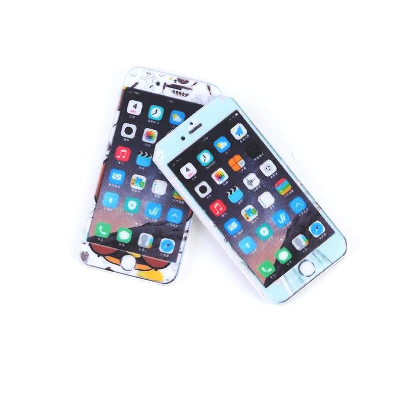 1 STÜCK 1:12 Puppenhaus-Miniatur-Handy-Modell-Spielzeuge, vorgeben, Spielzeug, Dekoration, Puppenhaus-Zubehör 1pcs