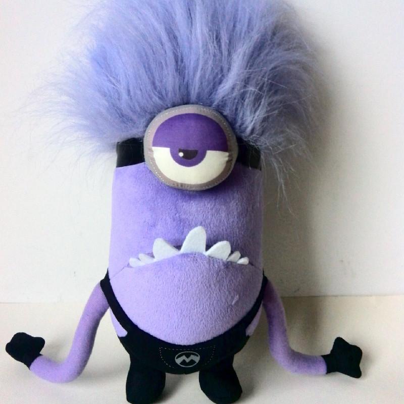 Ich Einfach Unverbesserlich Lila Böse Minions Cartoon Plüschtier Puppe Für Kinder Und Sammler Single Eye,30cm