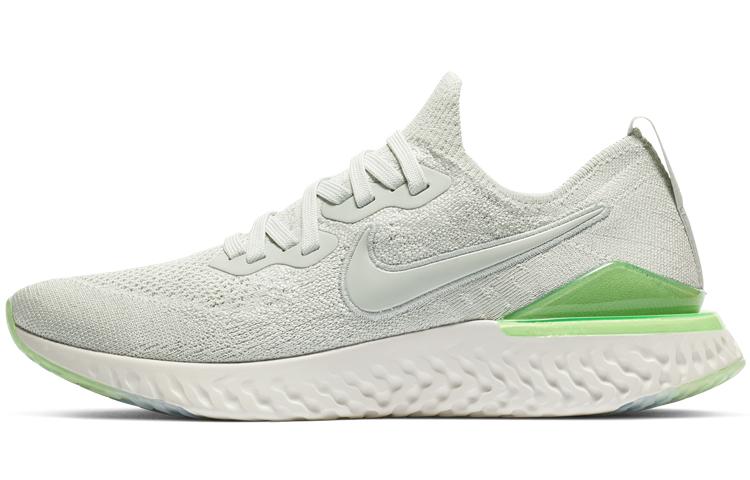 Nike Epic React Flyknit 2 Hell Silber Lime Blast Damen BQ8927-005 44.5