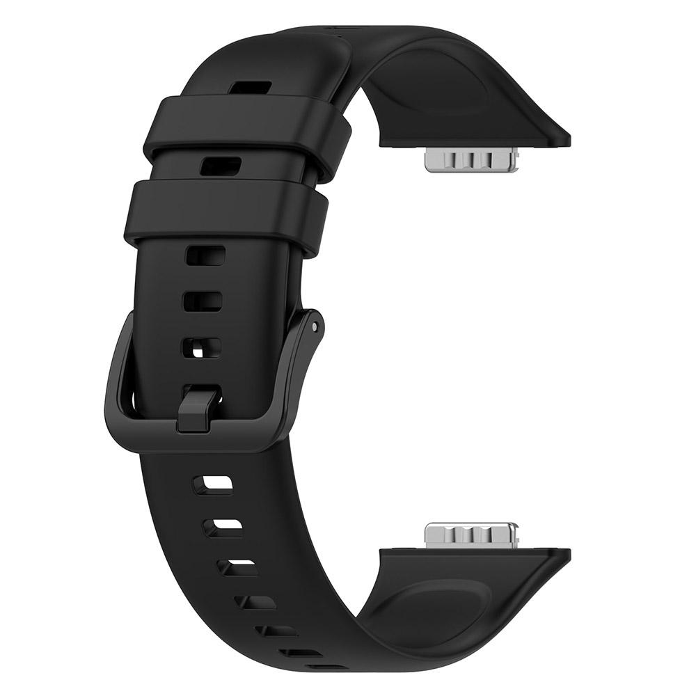 Für Huawei Uhr Fit 2 Silikon Armband Armband Für Huawei Uhr Fit2 Aktive Uhr Band Correa For Huawei Watch Fit 2 schwarz