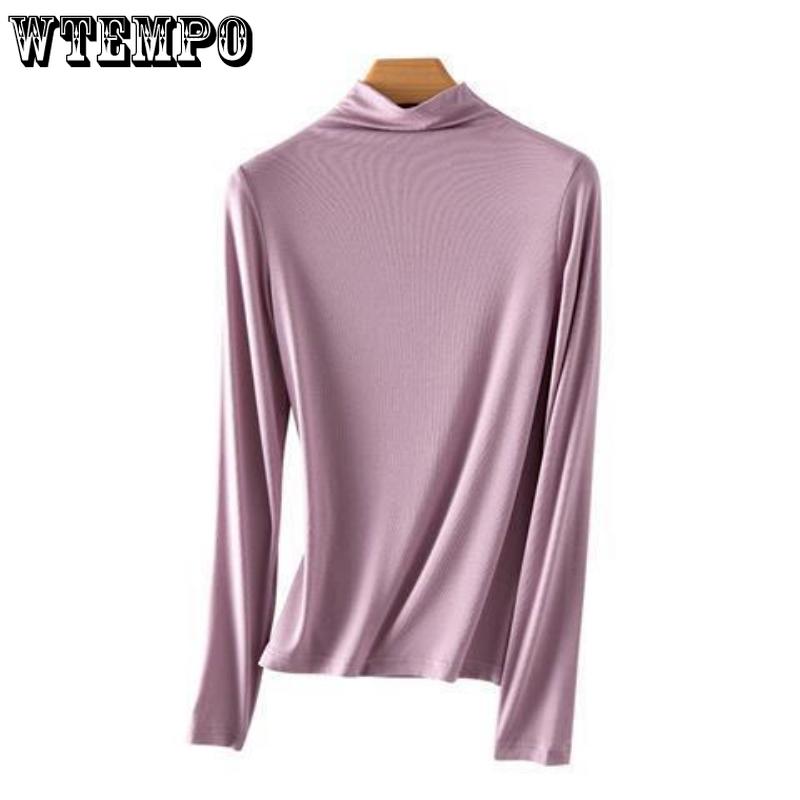 Herbst Winter Top Solide Pull Femme Pullover Dick Gestrickte frauen Rollkragen Übergroßen Frauen XXL violett