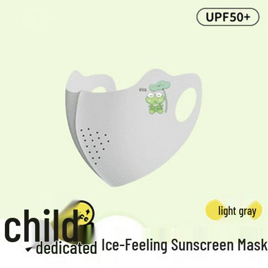 Kostenloser Versand: Sommer-UV-Schutzmasken für Kinder (Design 2025) für Alter 3-12 white