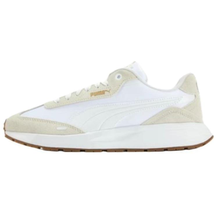 Puma Runtamed Wind Vielseitige Bequeme Low-Top Lifestyle-Sneakers Unisex-Sneakers Weiß Beige 404412-03 41