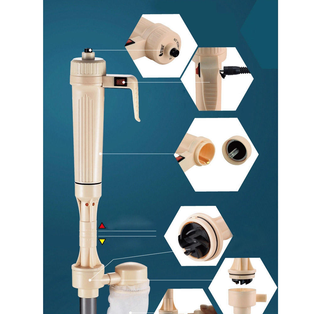 Elektrischer Kiesreiniger, Wasserfilter, Waschmaschine, Siphon, Vakuum-Wasserpumpe für Aquarien