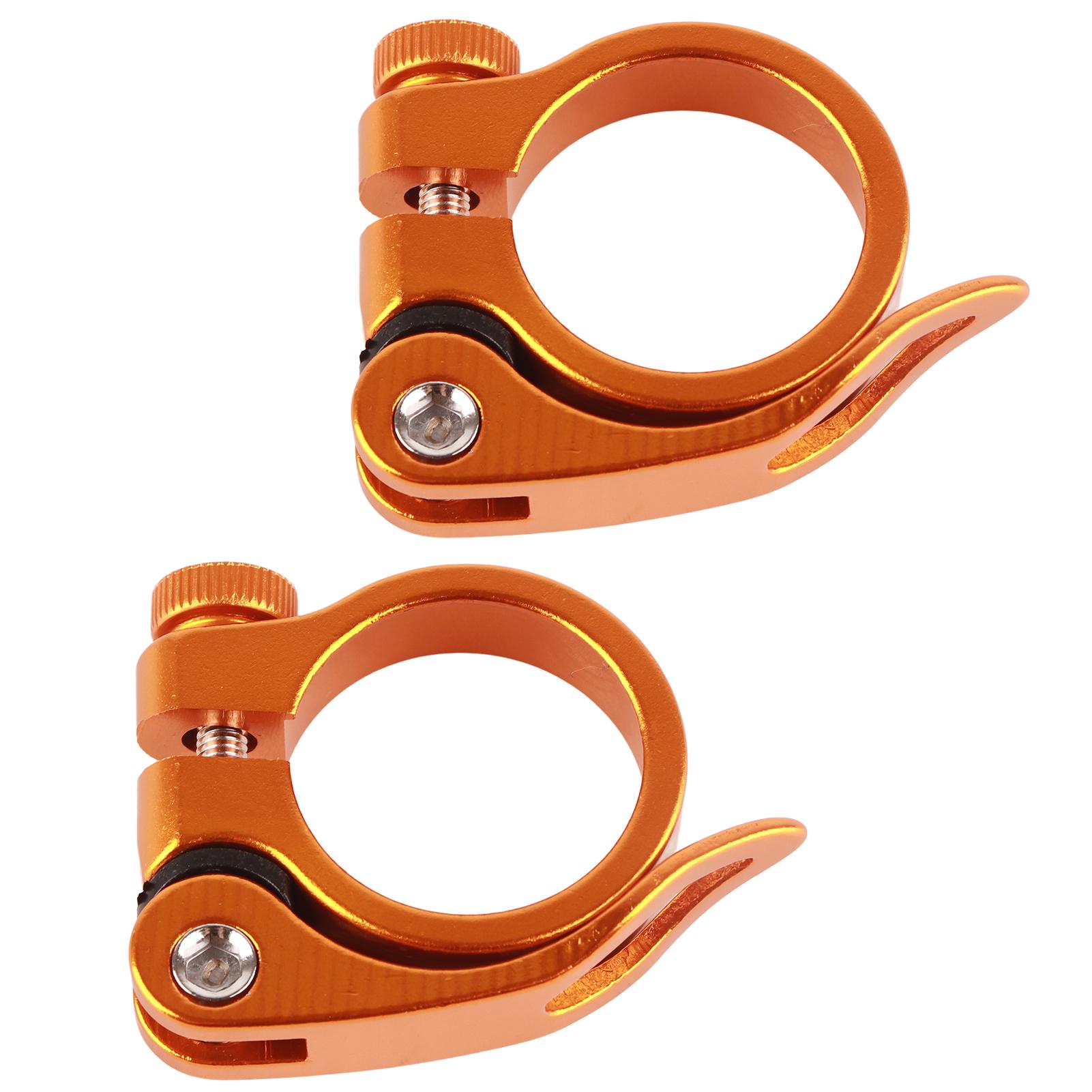 2 Stück Fahrradsattelklemme Mountainbike Rennrad Sitzrohr Schnellspannklemme 35mm Oder