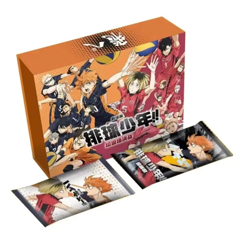 Neue Haikyuu Booster Box Karten Hinata Shoyo Kageyama Tobio Tsukishima Hotaru LR GMR Anime Charakter Sammelkarten Spielzeug Geschenke