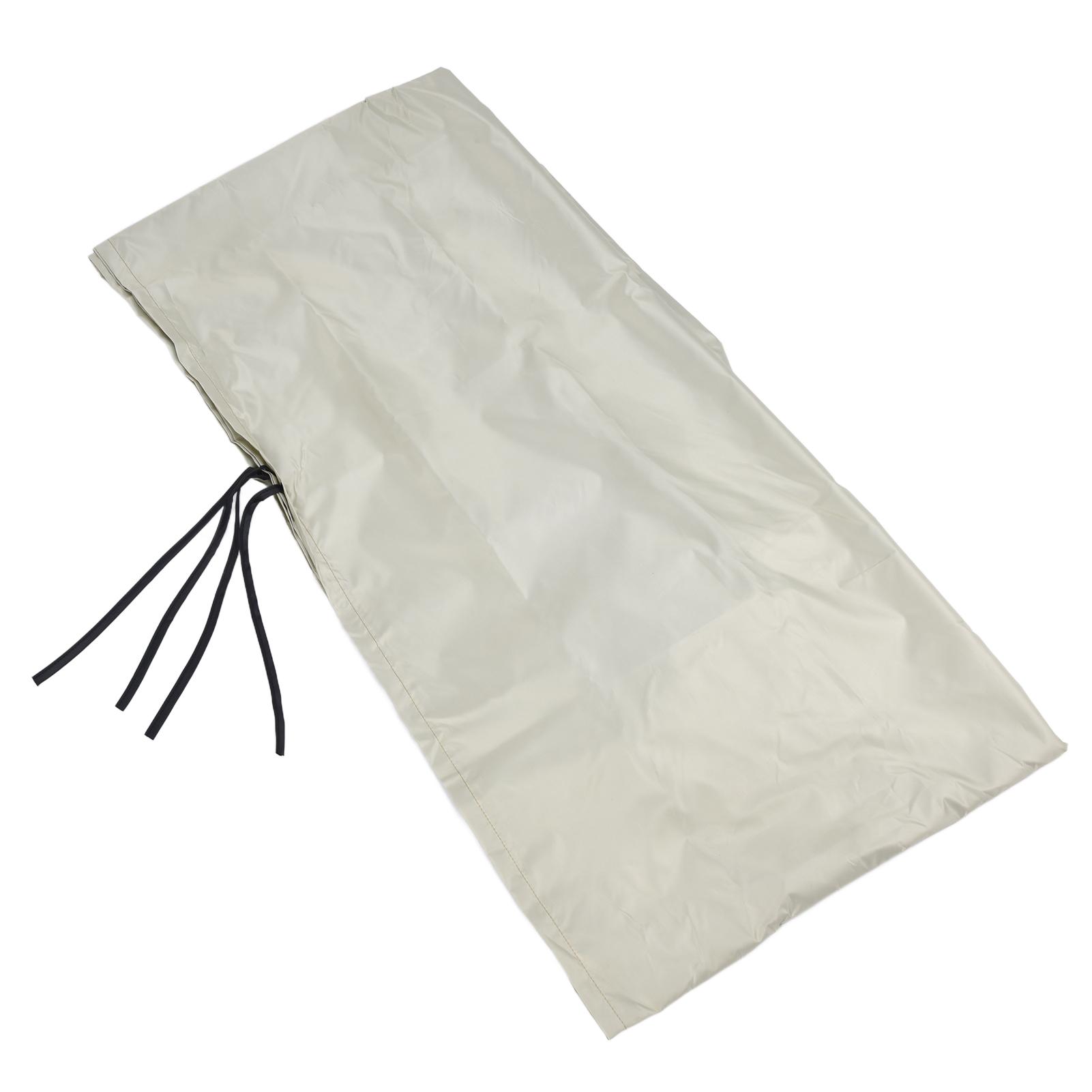 Outdoor Teleskop-Markise Staubschutzhülle 210D Oxford-Gewebe Wasserdicht Sonnenschutz Markise Schutzhülle Beige Type 1