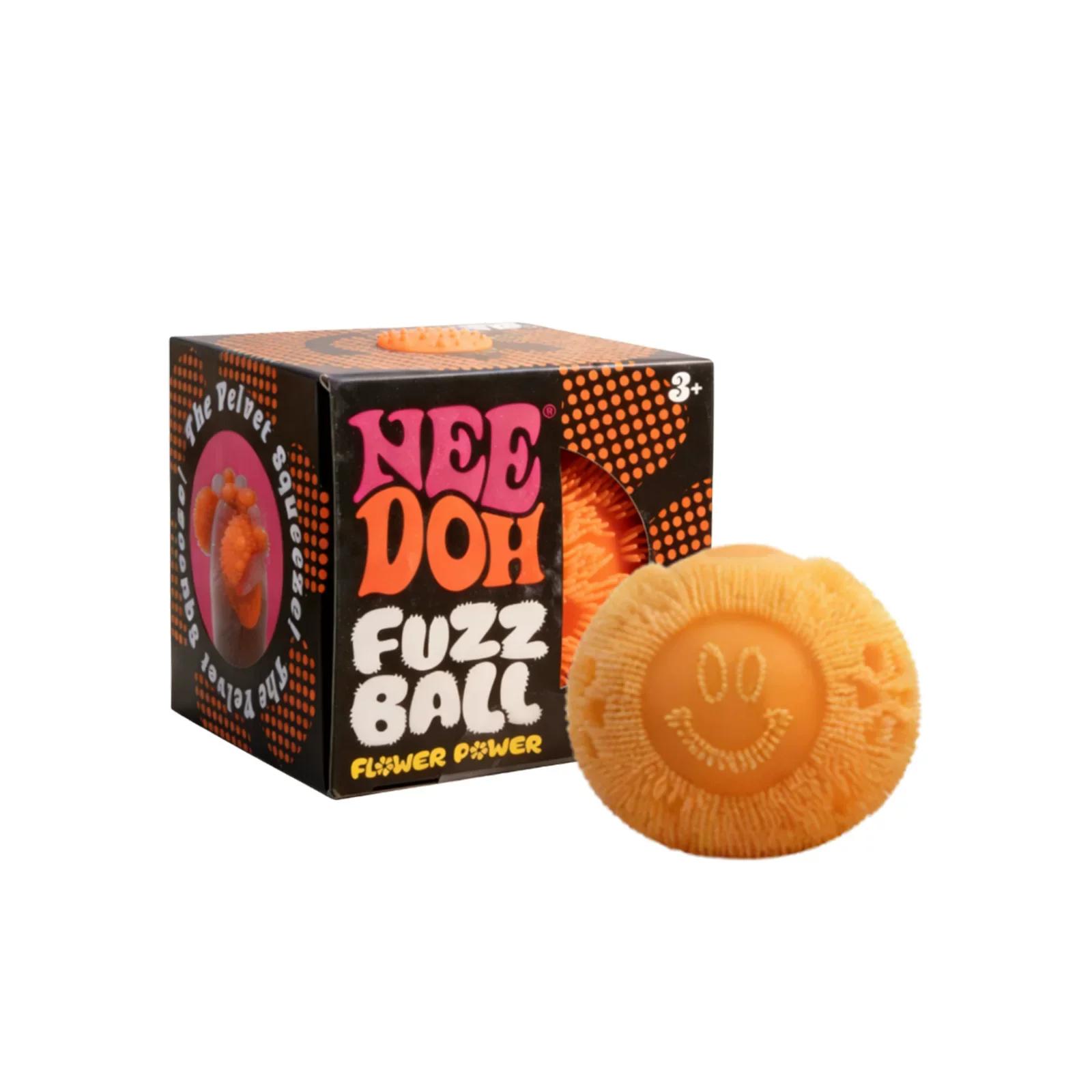 Nee Doh Fuzz Ball Serie Schreibtisch Dekompression Ornament Stressabbau Spielzeug Geeignet für Unter Druck Spaß Weicher Stressball Geschenke orange
