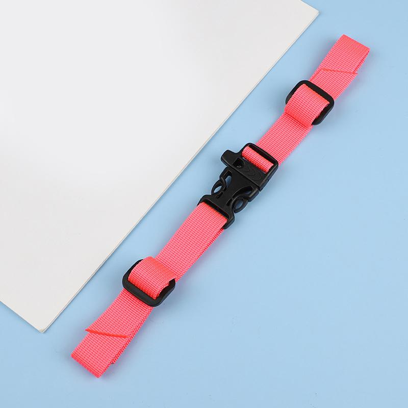 Rucksack Brusttasche Gurt Harness Verstellbarer Schultergurt für Tasche Outdoor Camping Taktische Taschen Riemen Zubehör für Rucksack rosa