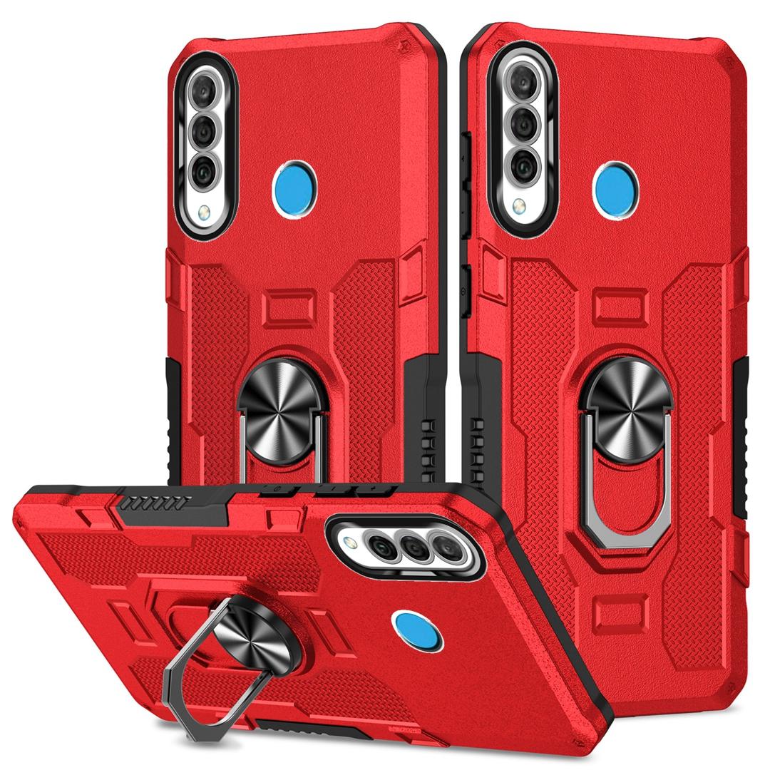 Für Huawei P30 Lite Hülle Stoßfest Panzer Ringständer Bumper Rückseite Für Huawei P30 Lite P30Lite Handyhüllen For P30 Lite
