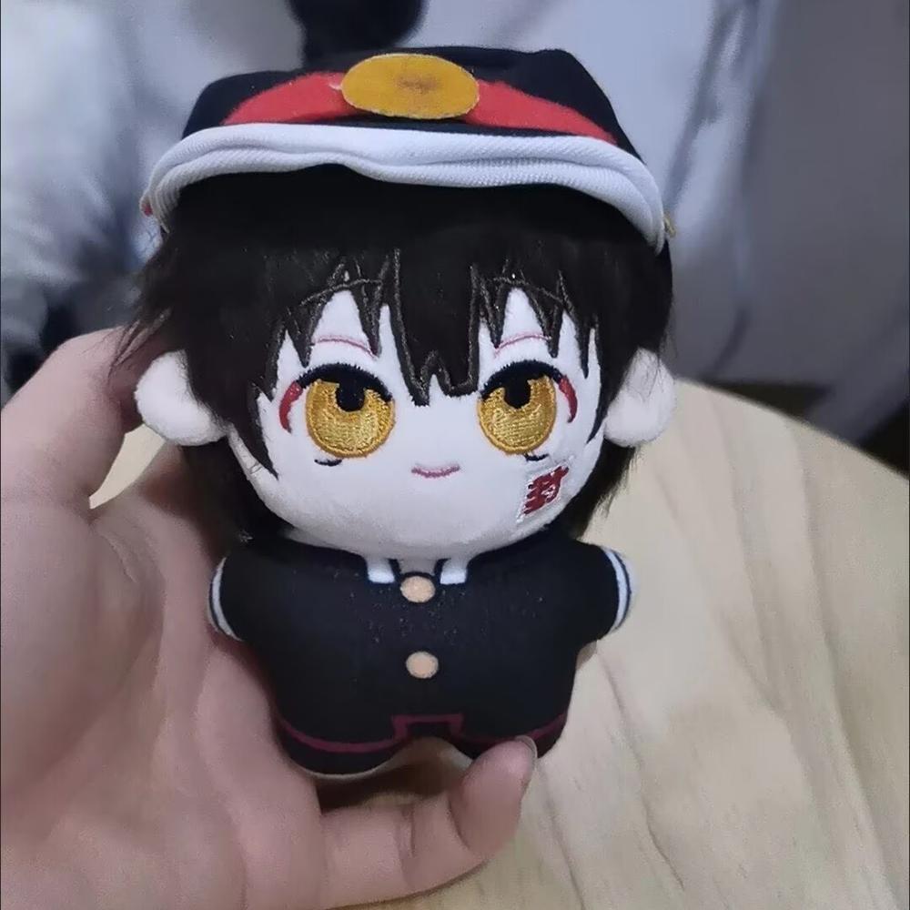 10cm Anime Hanako Plüschpuppe mit Hut Anhänger Weihnachtsgeschenke Mini Druck Hanako Kuscheltier Rucksack Spielzeug Fans Sammler Partygeschenke 10CM