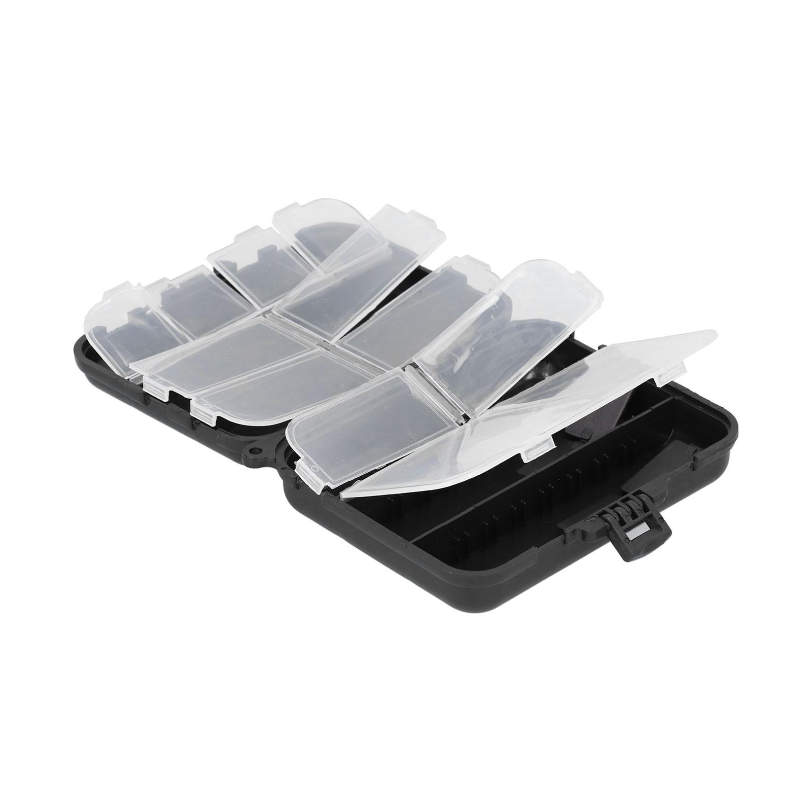 12 Fächer Angelgerät Box Tragbare Angelausrüstung Köder Haken Aufbewahrungsbox Koffer