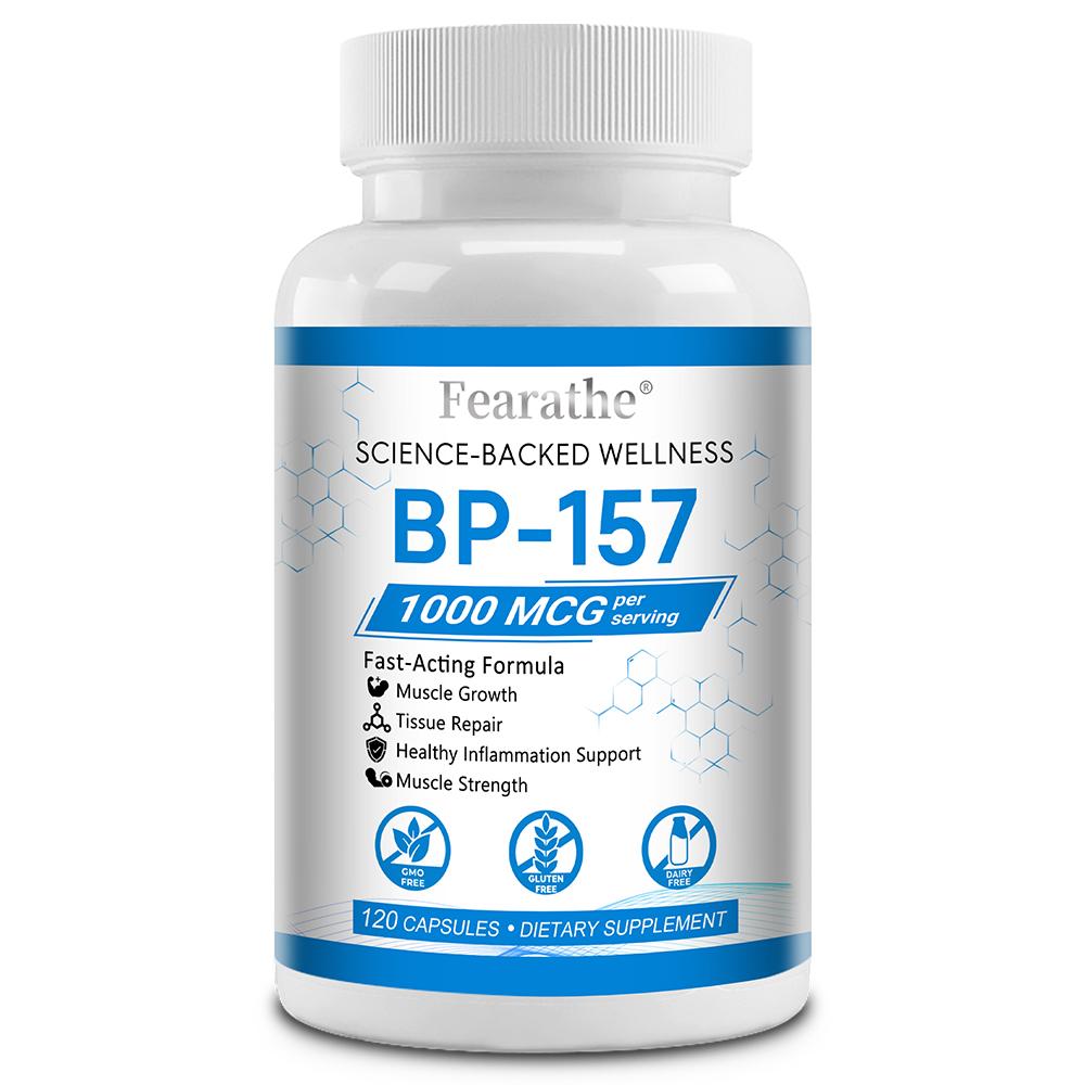 BP‑157 Blend Kapseln 1000mcg, 120 Kapseln 60-Tage-Vorrat, Aminosäurekomplex Nahrungsergänzungsmittel für das Training 120 Capsules