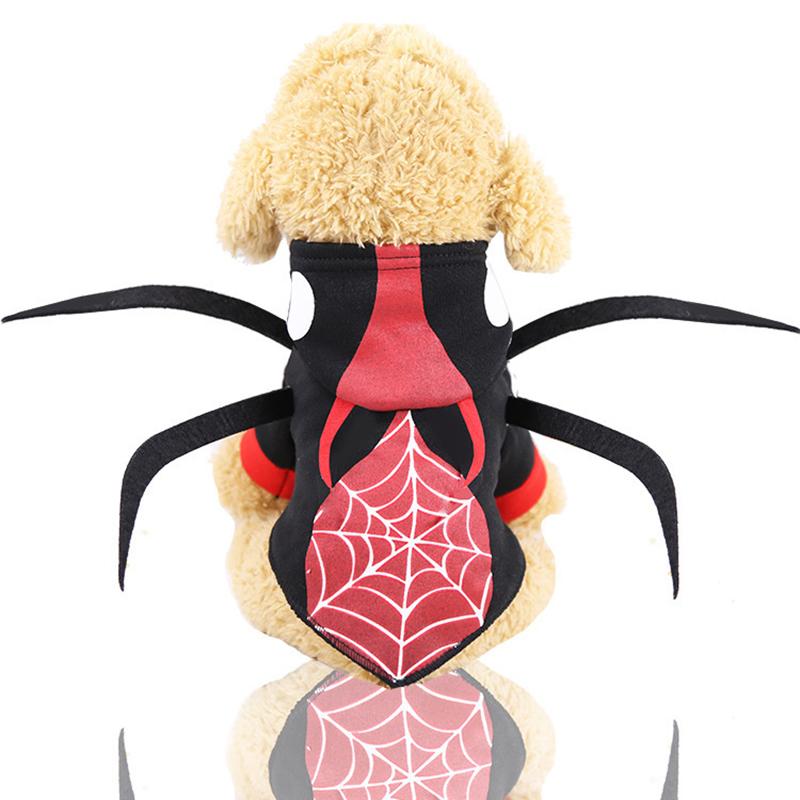 Haustierkleidung für kleine mittelgroße Hunde, Halloween-Kostüm für Hunde und Katzen, süße Spinne, Verkleidung, Halloween-Kostüm für Haustiere und Katzen, Hundezubehör L