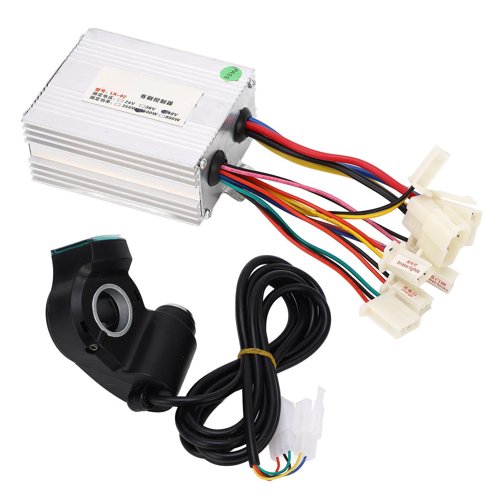 48V 500W Elektrische Fahrrad Controller Daumen Gashebel Set Elektrische Fahrrad Gebürstet Controller