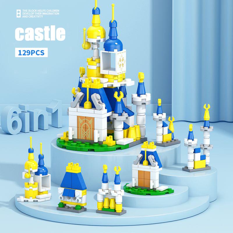 Kinder Kleinteile Baustein Spielzeug Jungen Kinder Puzzle Geschenke DIY Geschenke Montage von Kampfjet Engineering Mecha white