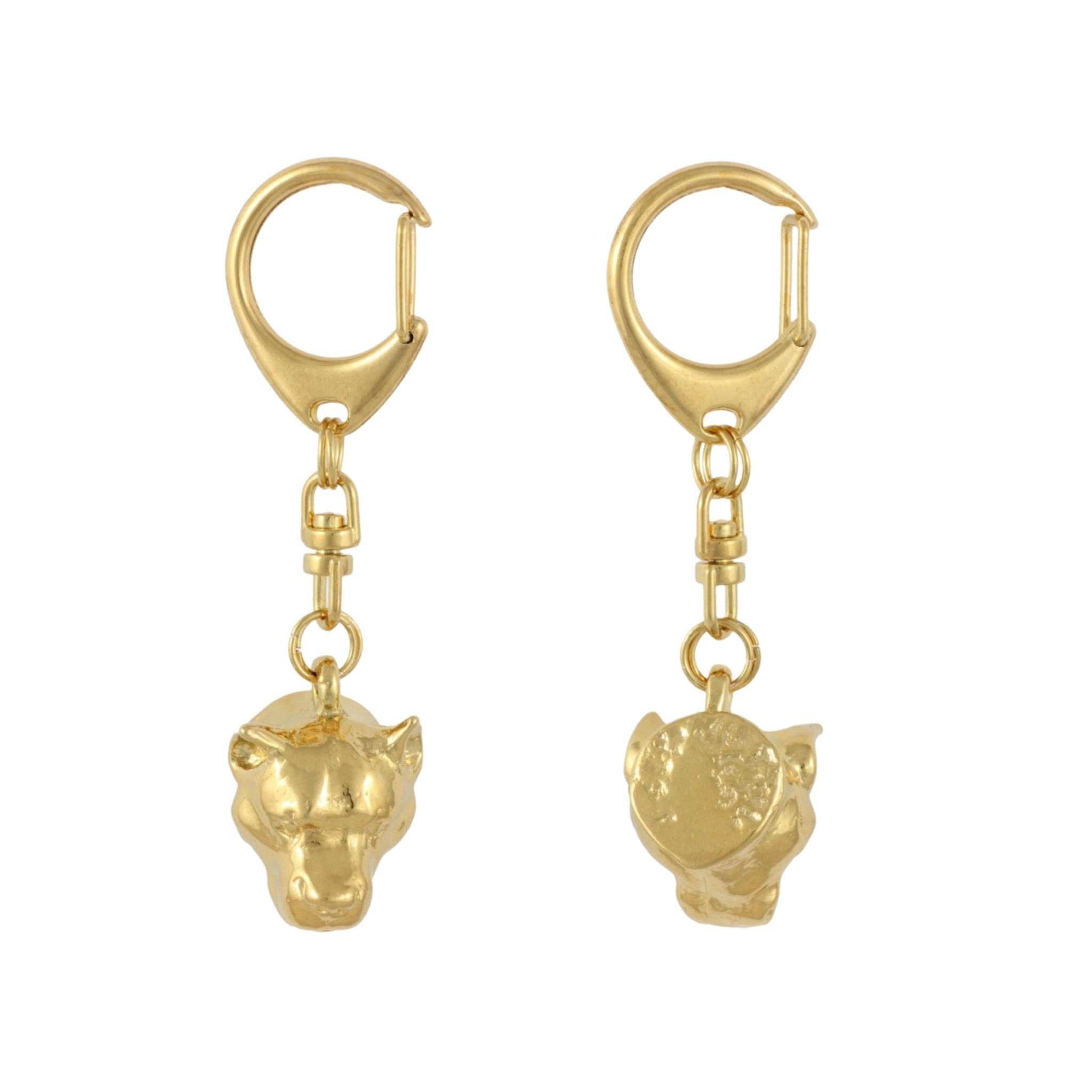 American Staffordshire Terrier, Amstaff - Gilded key ring with dog in gift box, handbag decoration, luxury accessory by Art-Dog brand