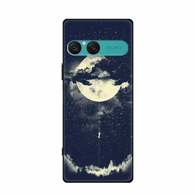 Für Sony Xperia 10 VII Hülle Silikon Planet Cooles Tier TPU Weiche Rückabdeckung für Sony Xperia10 VII Handyhüllen XQ-FE54 XQZ-CBFE Xperia 10 VII