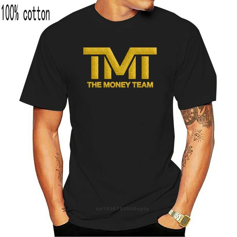 2023 Mode Sommer T-Shirt 100% Baumwolle Kreative Grafik TMT Das Geld T-Shirt Team Golden 3XL schwarz
