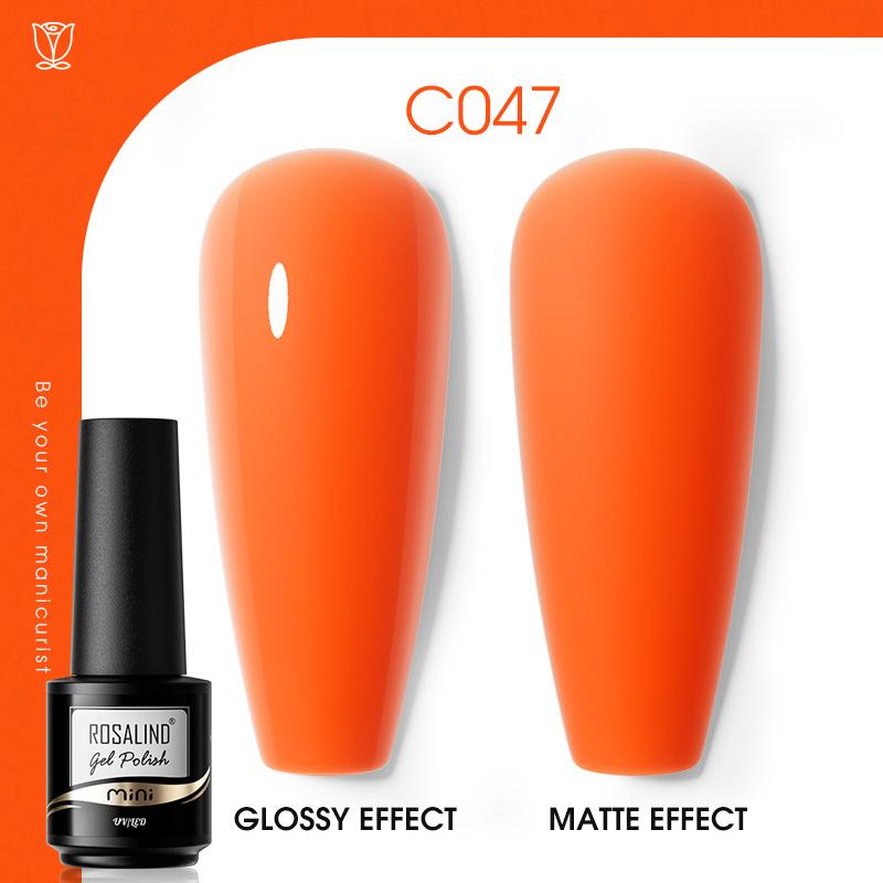 ROSALIND 107 Farben Nagel-Gel-Nagellack, semi-permanenter Gel-Nagellack, Maniküre, Nagelkunst, Soak-Off-UV-LED-Gel-Nagellack, Hybrid-Lack