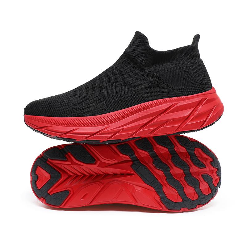 Superleichte Herren-Tennisschuhe, atmungsaktive Herren-Sportschuhe, modische Herren-Freizeitschuhe, Wanderschuhe, Outdoor-Sneakers, weiche flache Schuhe, Damenschuhe 46 rot