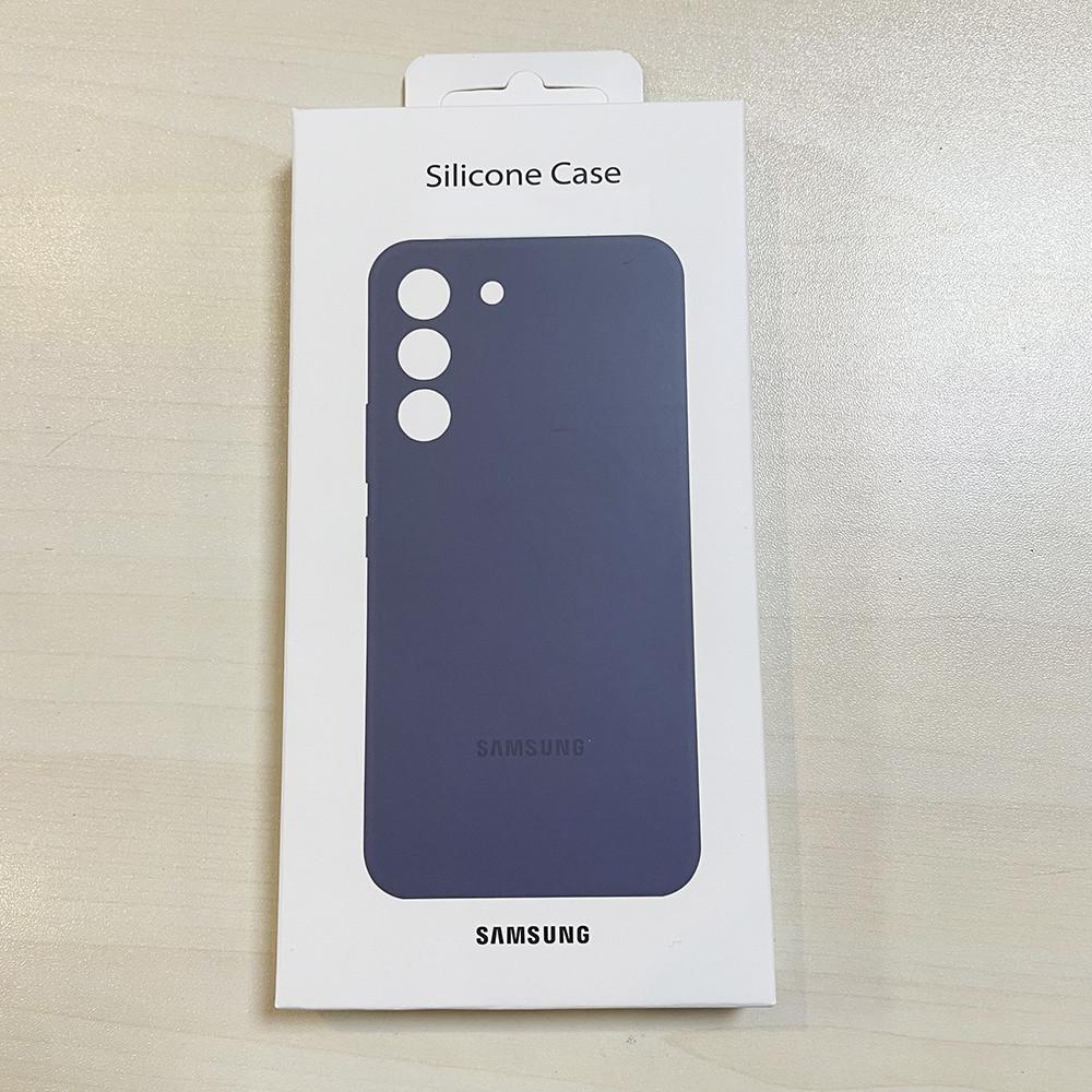 Samsung Original Flüssigsilikon Hülle für Samsung GALAXY S23 S23+ S23 Plus S23 5G Weiche stoßfeste Handyhülle For Galaxy S23 navy blau